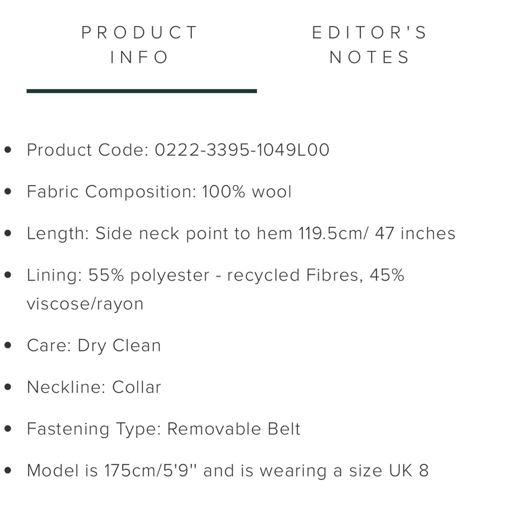 Hobbs Livia Wool Coat - Picture 7 of 16